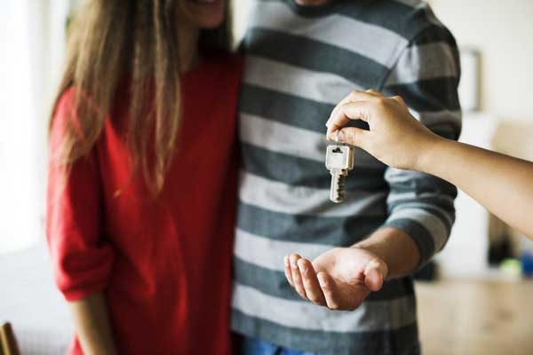 Couple Receiving Keys